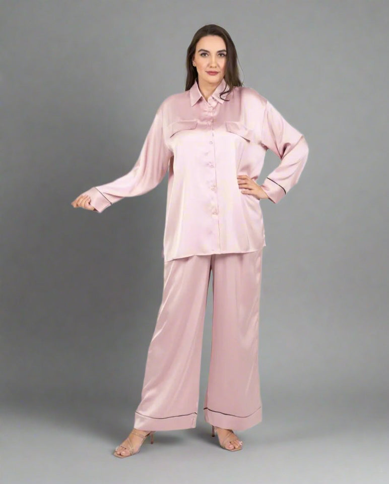 Elegant Long-Sleeve Nightwear for Women