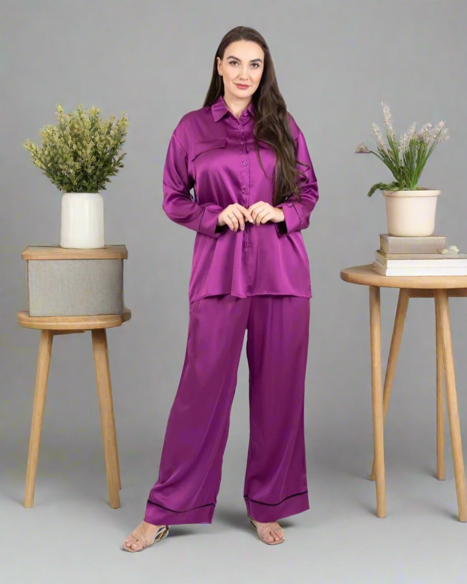 Breathable Silk Sleepwear – Timeless Elegance