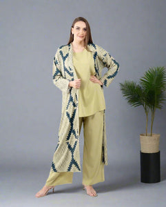 Chic Abstract Abaya – Timeless Modern Look