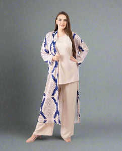 Contemporary Abstract Abaya – Perfect for Everyday Wear