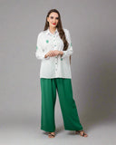 Chic Casual Wear – Shirt and Trouser Outfit